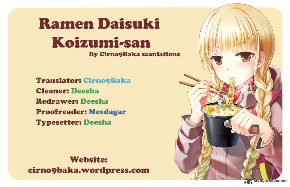 Ramen Daisuki Koizumi San 8 11