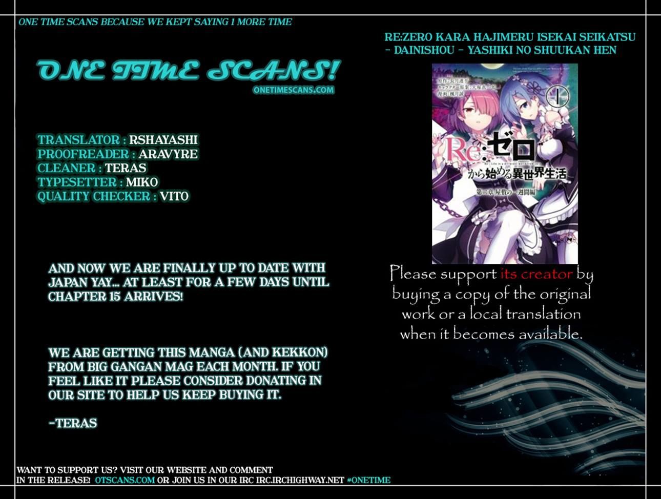 Rezero Kara Hajimeru Isekai Seikatsu Dainishou Yashiki No Shuukan Hen 14 20