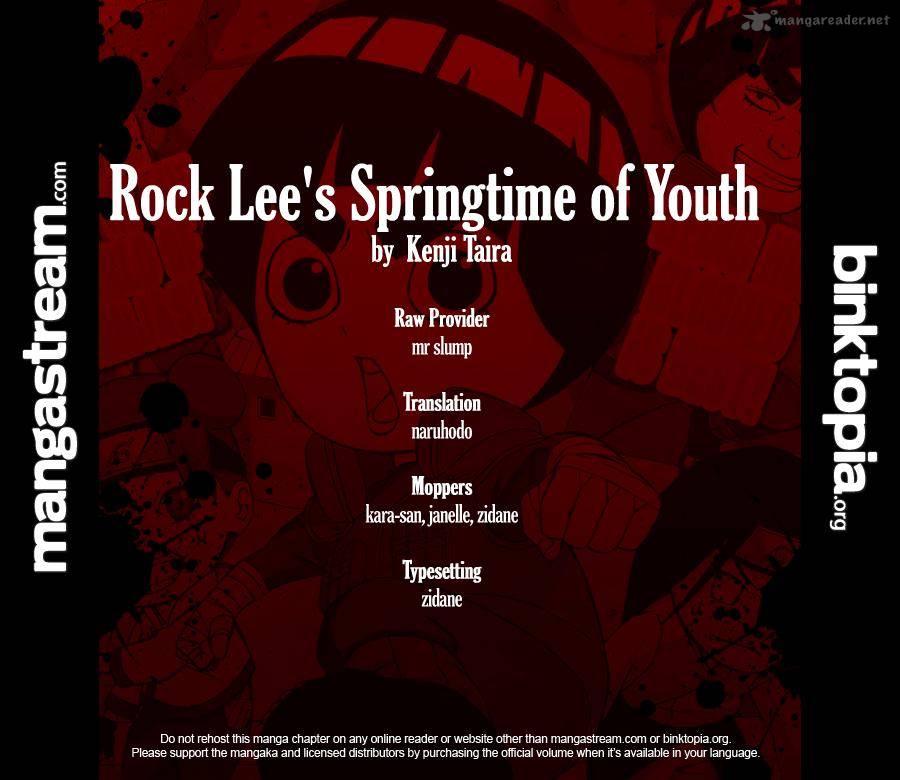Rock Lees Springtime Of Youth 3 23