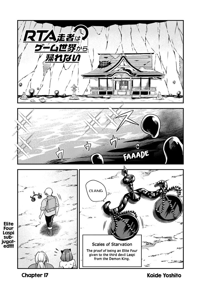 Rta Sousha Wa Game Sekai Kara Kaerarenai 17 1