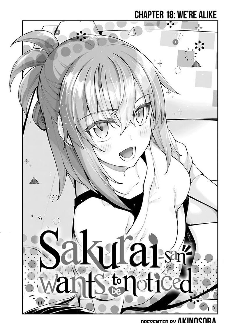 Sakurai San Wants To Be Noticed 18 1