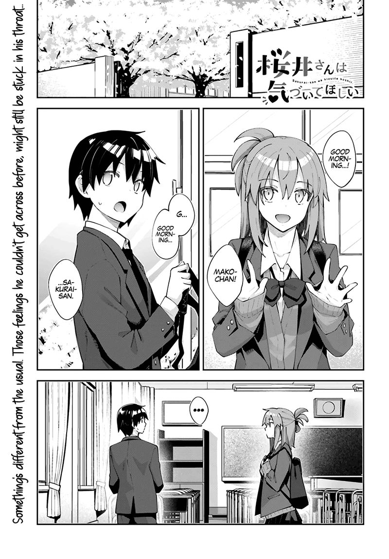 Sakurai San Wants To Be Noticed 25 1