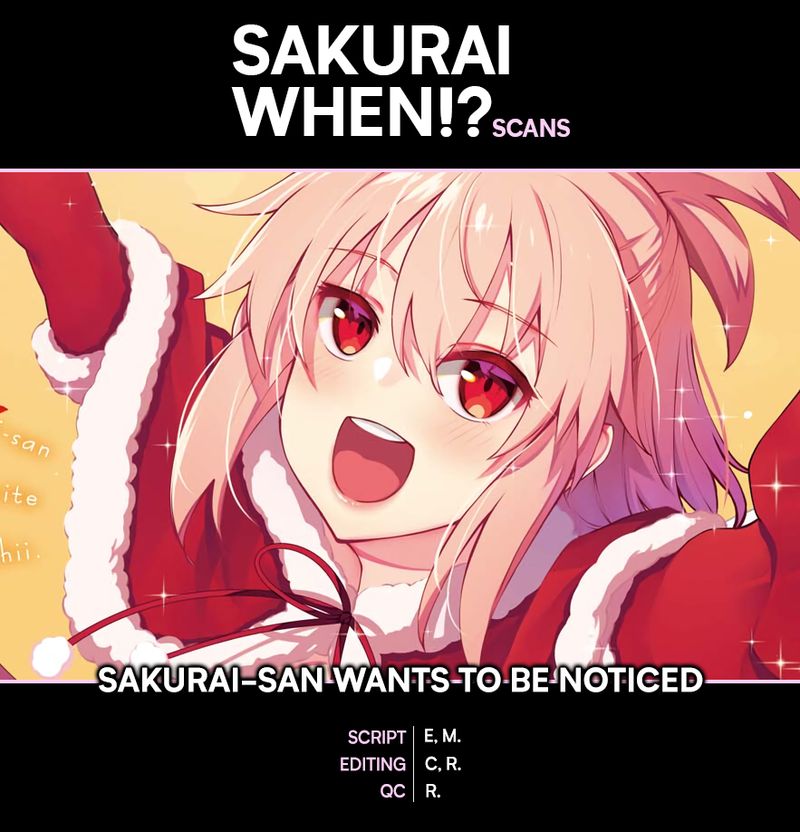 Sakurai San Wants To Be Noticed 26 21