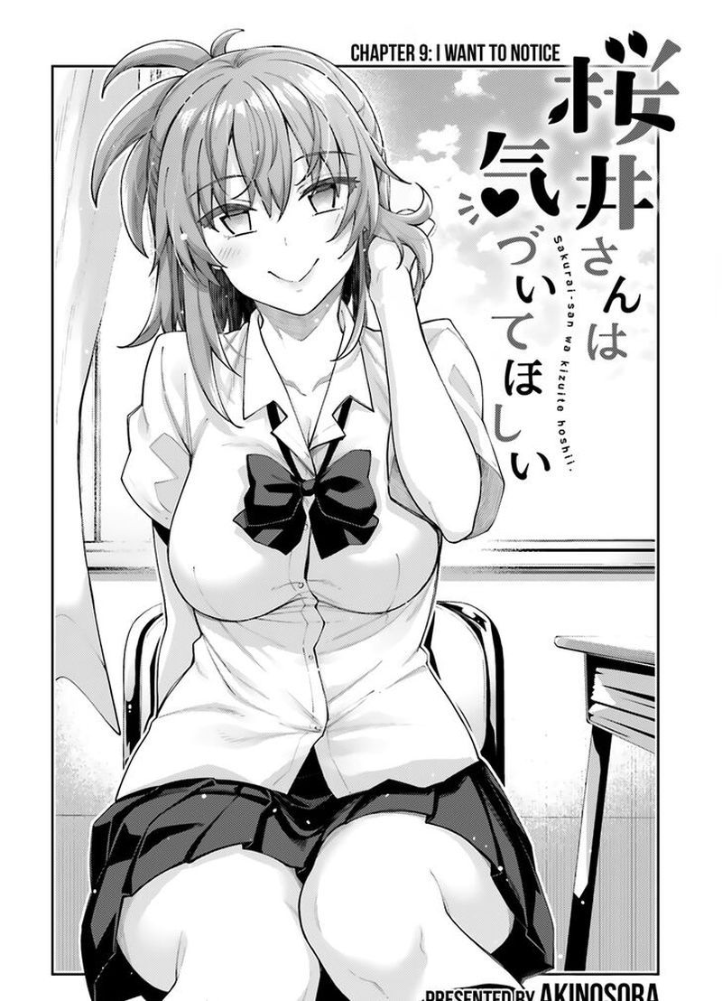 Sakurai San Wants To Be Noticed 9 3