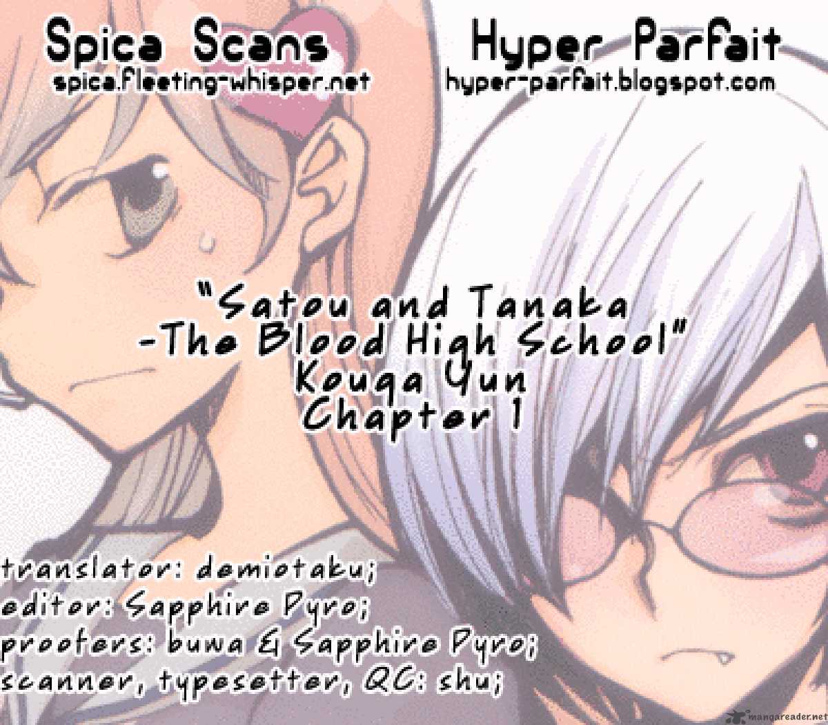 Satou Kun To Tanaka San The Blood Highschool 1 12