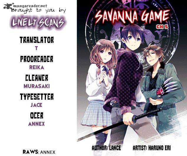 Savanna Game The Comic 5 1