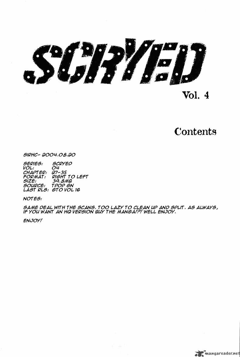 Scryed 32 1