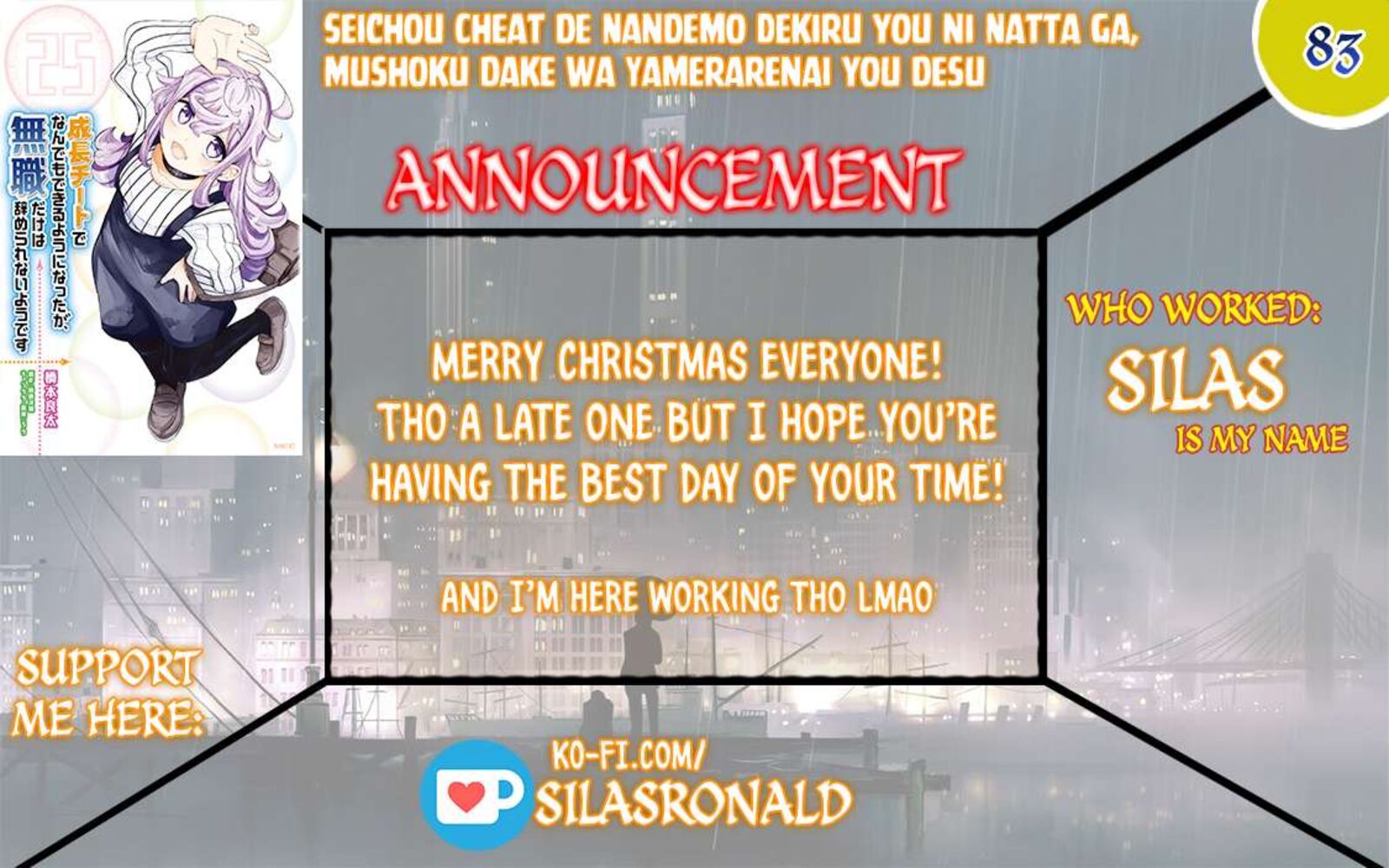 Seichou Cheat De Nandemo Dekiru You Ni Natta Ga Mushoku Dake Wa Yamerarenai You Desu 83 1