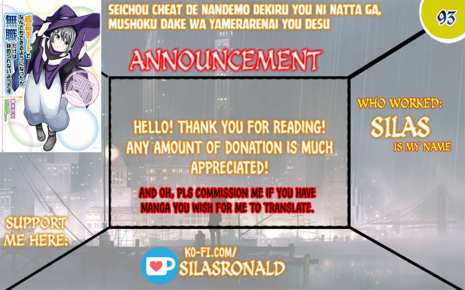 Seichou Cheat De Nandemo Dekiru You Ni Natta Ga Mushoku Dake Wa Yamerarenai You Desu 93 1
