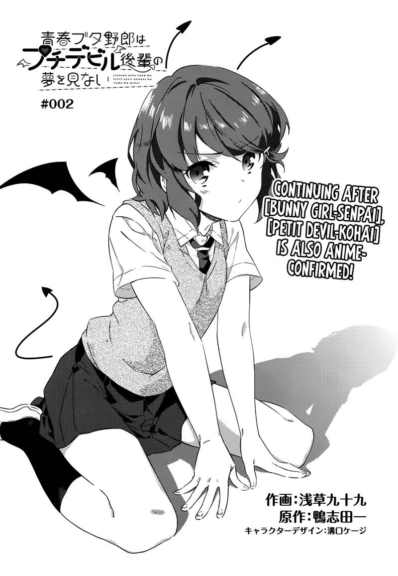 Seishun Buta Yaro Wa Petit Devil Kouhai No Yume Wo Minai 2 3