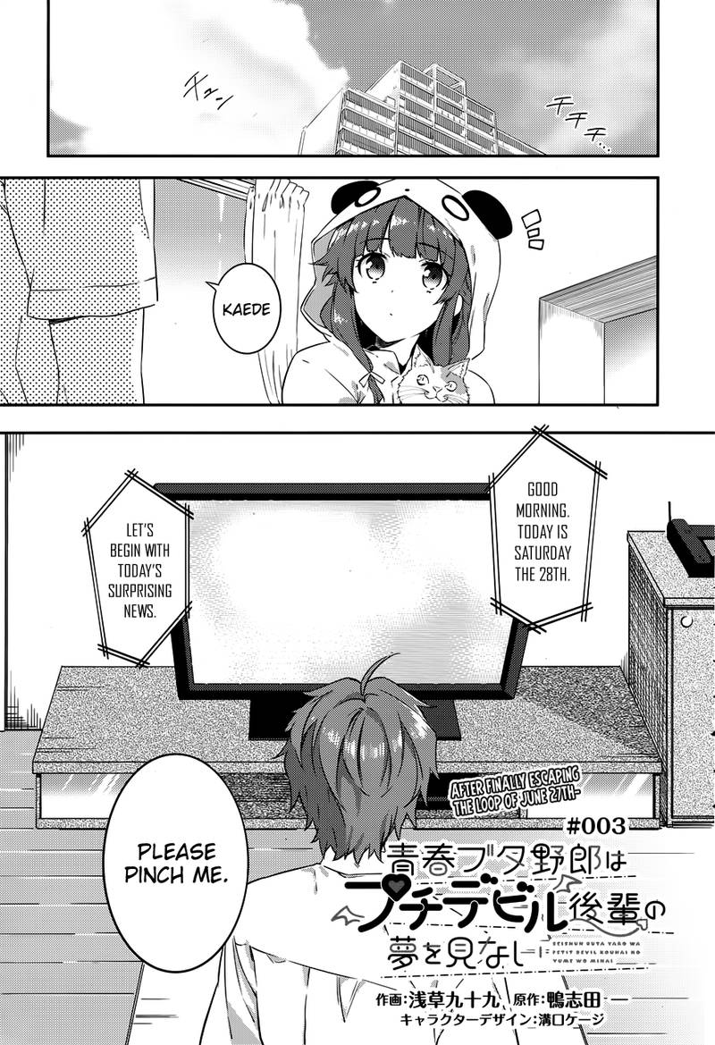 Seishun Buta Yaro Wa Petit Devil Kouhai No Yume Wo Minai 3 1