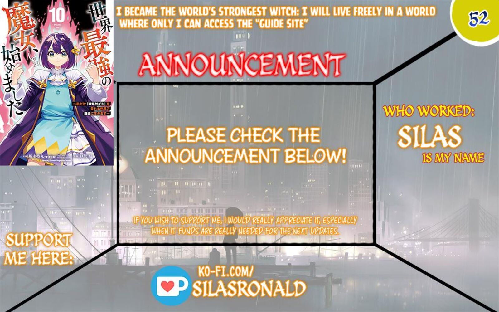 Sekai Saikyou No Majo Hajimemashita Watashidake Kouryaku Saito Wo Mireru Sekai De Jiyuu Ni Ikimasu 52 1