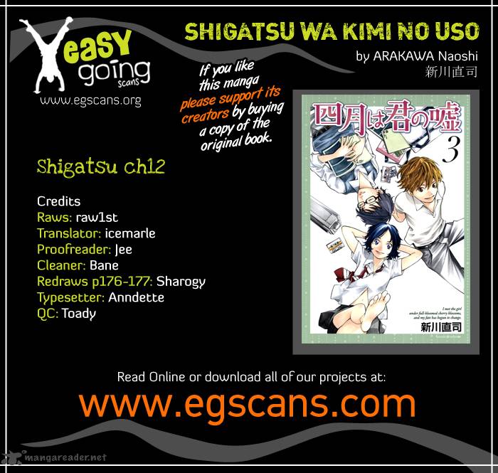 Shigatsu Wa Kimi No Uso 12 1