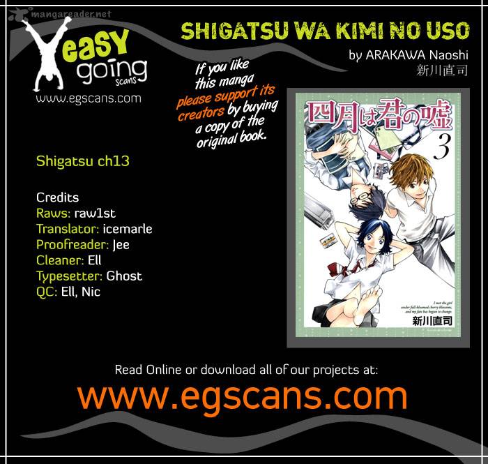 Shigatsu Wa Kimi No Uso 13 1