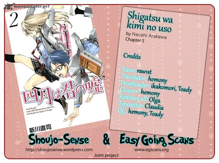 Shigatsu Wa Kimi No Uso 5 3