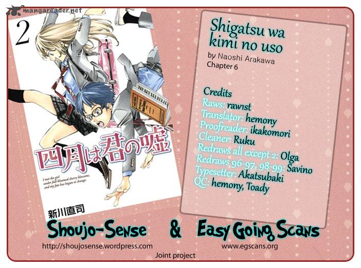 Shigatsu Wa Kimi No Uso 6 1