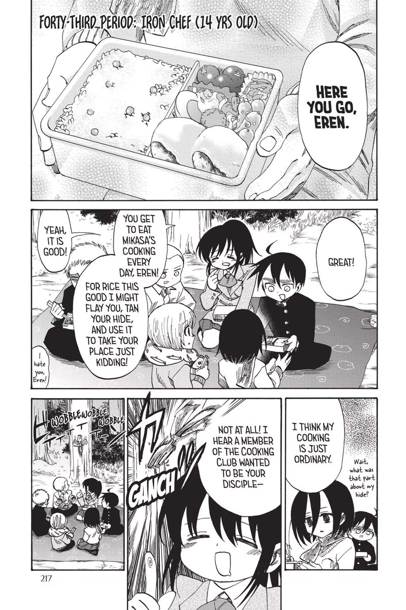 Shingeki Kyojin Chuugakkou 43 1