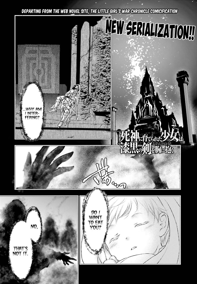 Shinigami Ni Sodaterareta Shoujo Wa Shikkoku No Tsurugi Wo Mune Ni Idaku 1 1