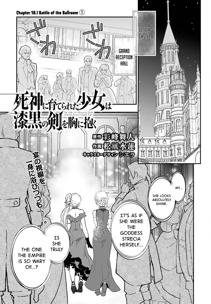 Shinigami Ni Sodaterareta Shoujo Wa Shikkoku No Tsurugi Wo Mune Ni Idaku 58a 1