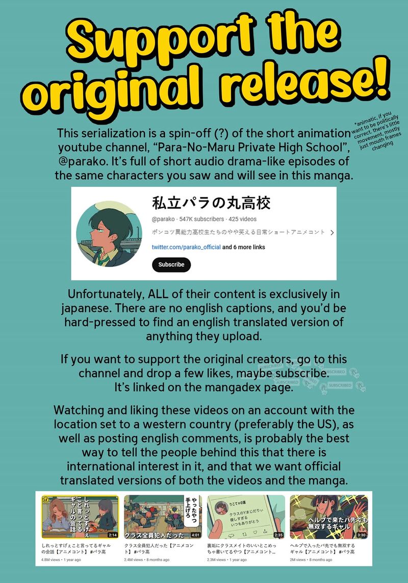 Shiretto Sugee Koto Iteru Gal Shiritsu Para No Marukoukou No Nichijou 1 14