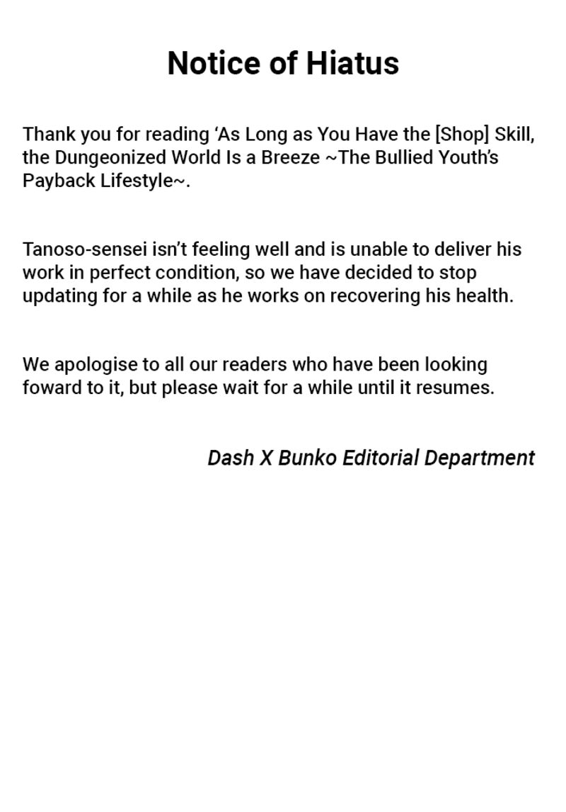 Shop Skill Saeareba Dungeon Ka Shita Sekai Demo Rakushou Da 17 22