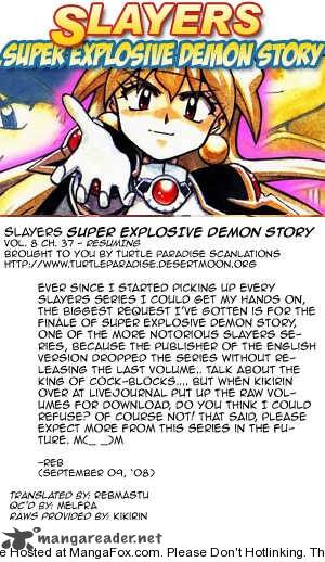 Slayers Super Explosive Demon Story 37 1