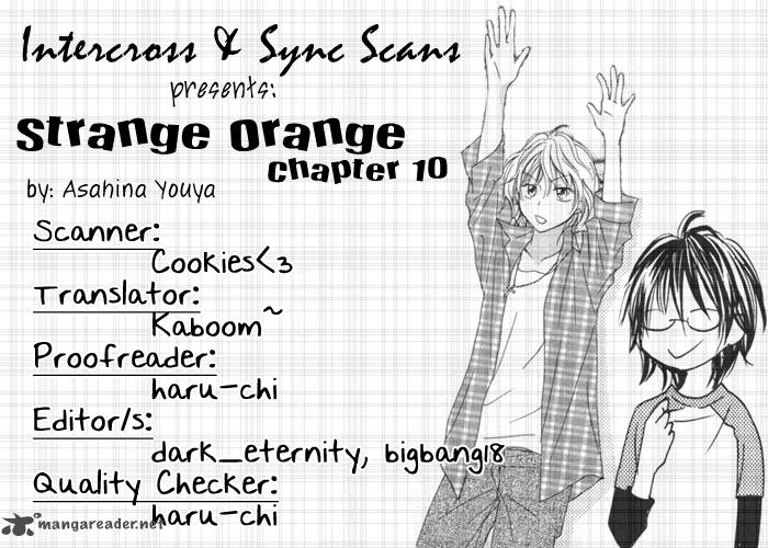 Strange Orange 10 1