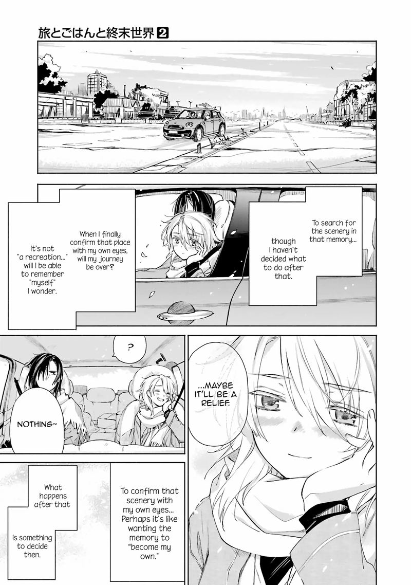 Tabi To Gohan To Shuumatsu Sekai 9 48