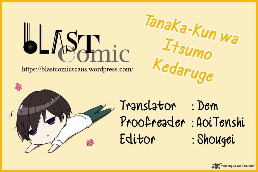Tanaka Kun Wa Itsumo Kedaruge 21 1