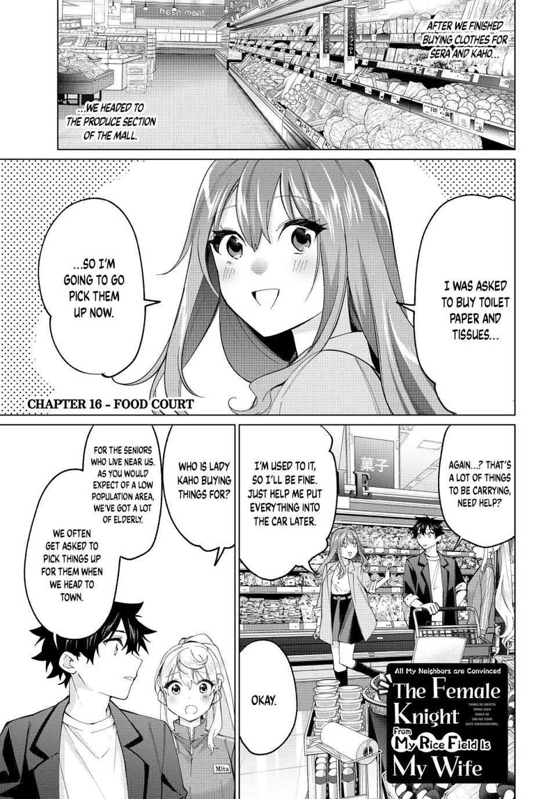 Tanbo De Hirotta Onna Kishi Inaka De Ore No Yome Da To Omowareteiru 16 1