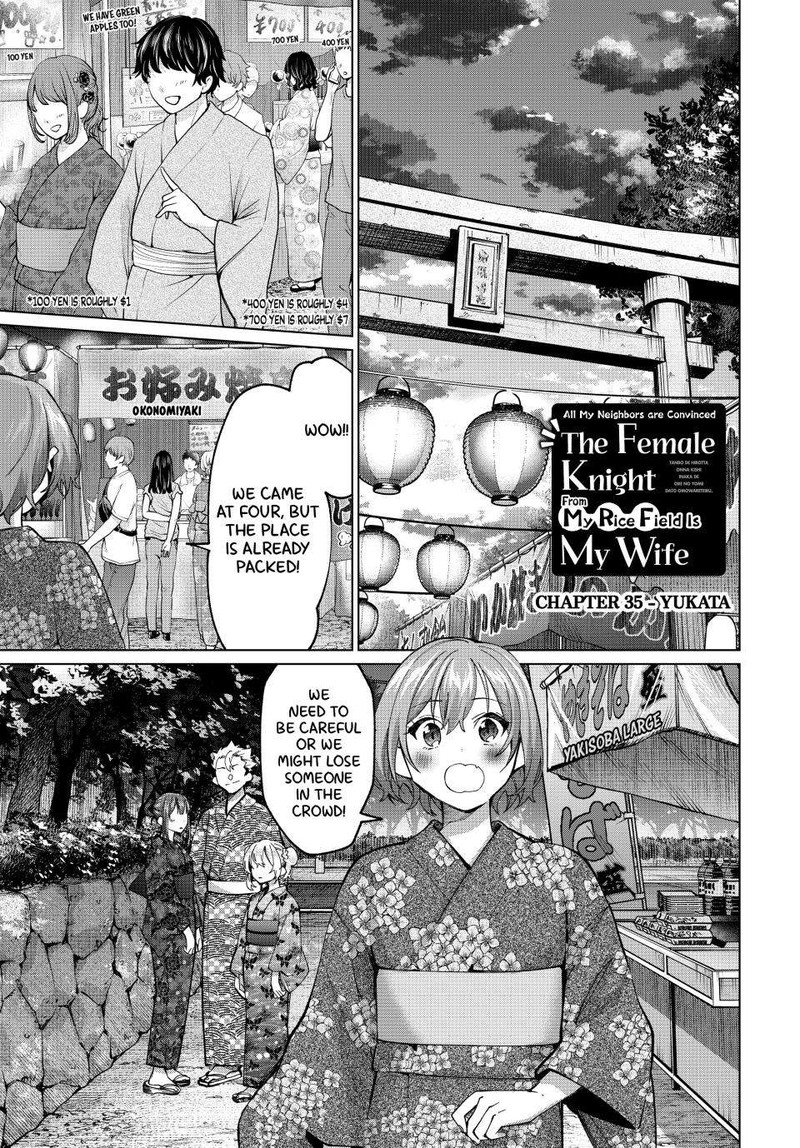Tanbo De Hirotta Onna Kishi Inaka De Ore No Yome Da To Omowareteiru 35 1