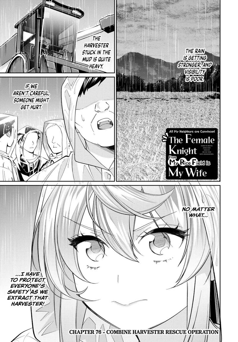 Tanbo De Hirotta Onna Kishi Inaka De Ore No Yome Da To Omowareteiru 76 1