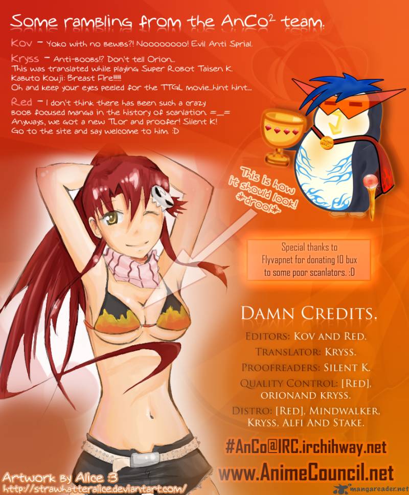 Tengen Toppa Gurren Lagann Yokos Belly Button 2 9