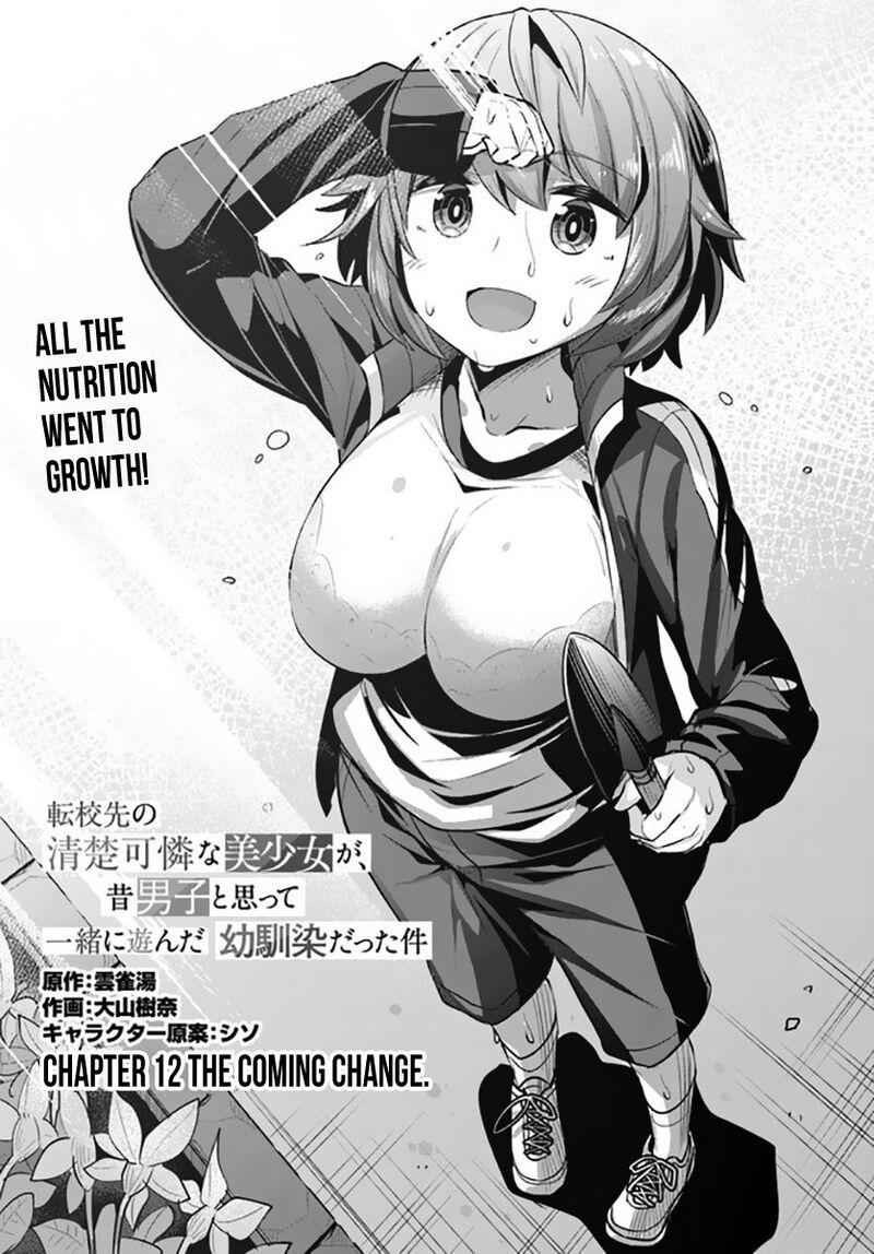 Tenkou Saki No Seiso Karen Na Bishoujo Ga Mukashi Danshi To Omotte Issho Ni Asonda Osananajimi Datta Ken 12 4