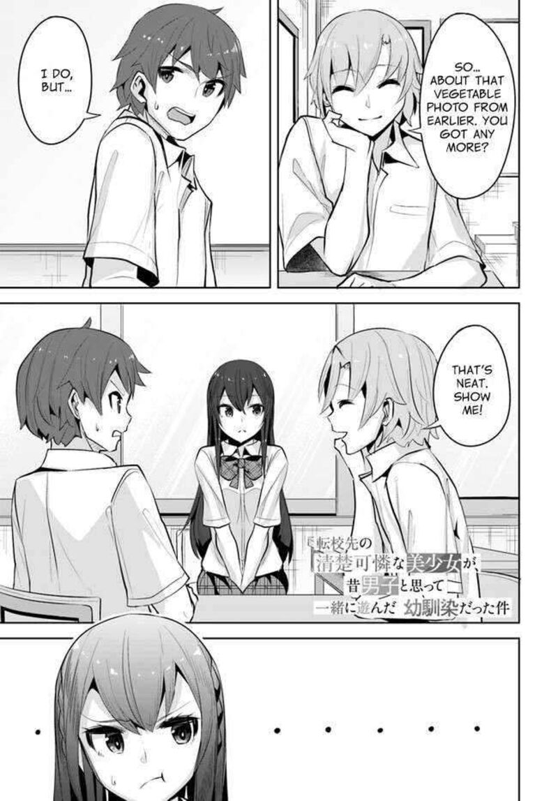 Tenkou Saki No Seiso Karen Na Bishoujo Ga Mukashi Danshi To Omotte Issho Ni Asonda Osananajimi Datta Ken 15 1