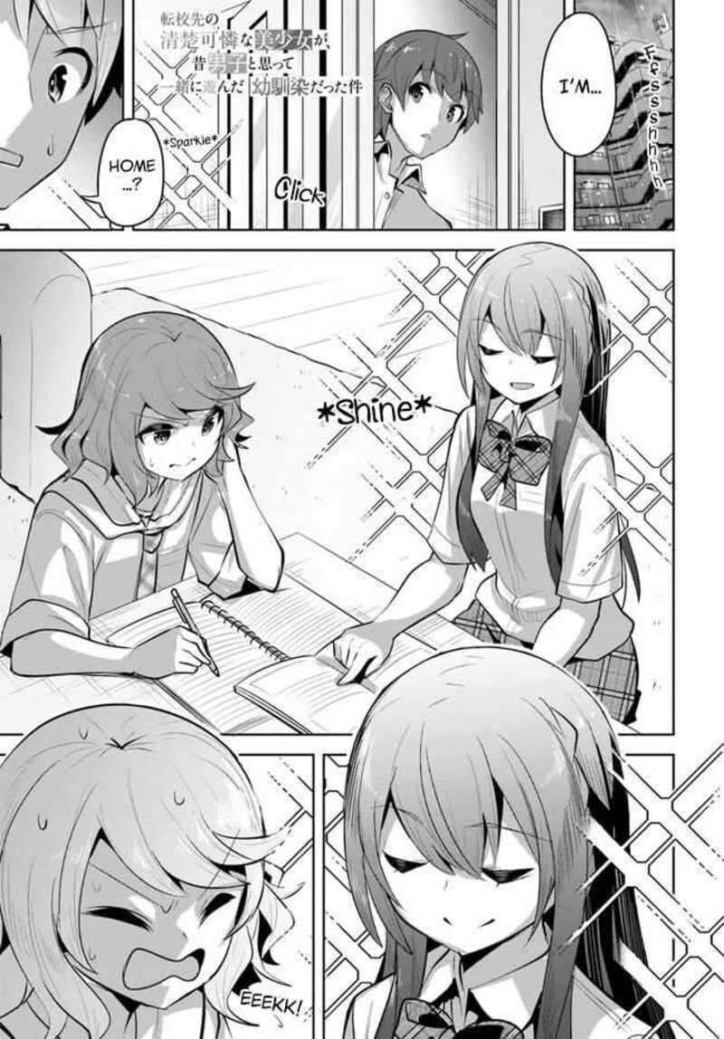 Tenkou Saki No Seiso Karen Na Bishoujo Ga Mukashi Danshi To Omotte Issho Ni Asonda Osananajimi Datta Ken 19 1