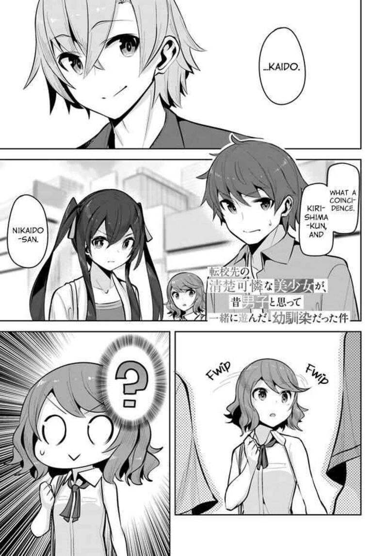Tenkou Saki No Seiso Karen Na Bishoujo Ga Mukashi Danshi To Omotte Issho Ni Asonda Osananajimi Datta Ken 20 1