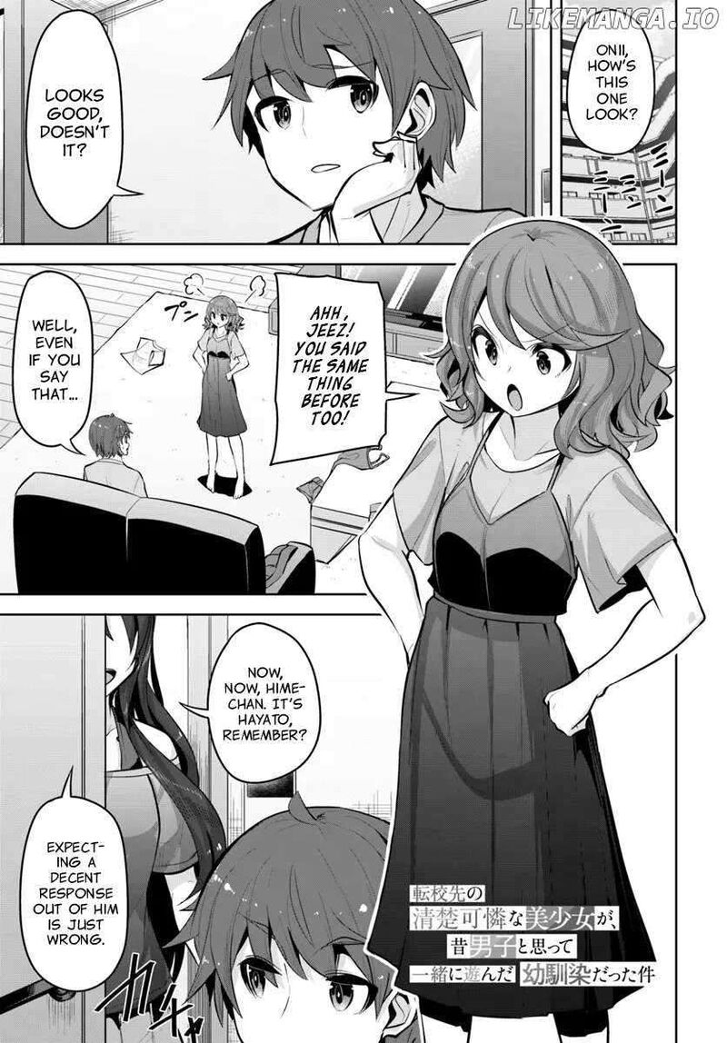 Tenkou Saki No Seiso Karen Na Bishoujo Ga Mukashi Danshi To Omotte Issho Ni Asonda Osananajimi Datta Ken 27 1