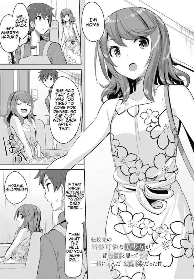 Tenkou Saki No Seiso Karen Na Bishoujo Ga Mukashi Danshi To Omotte Issho Ni Asonda Osananajimi Datta Ken 9 1