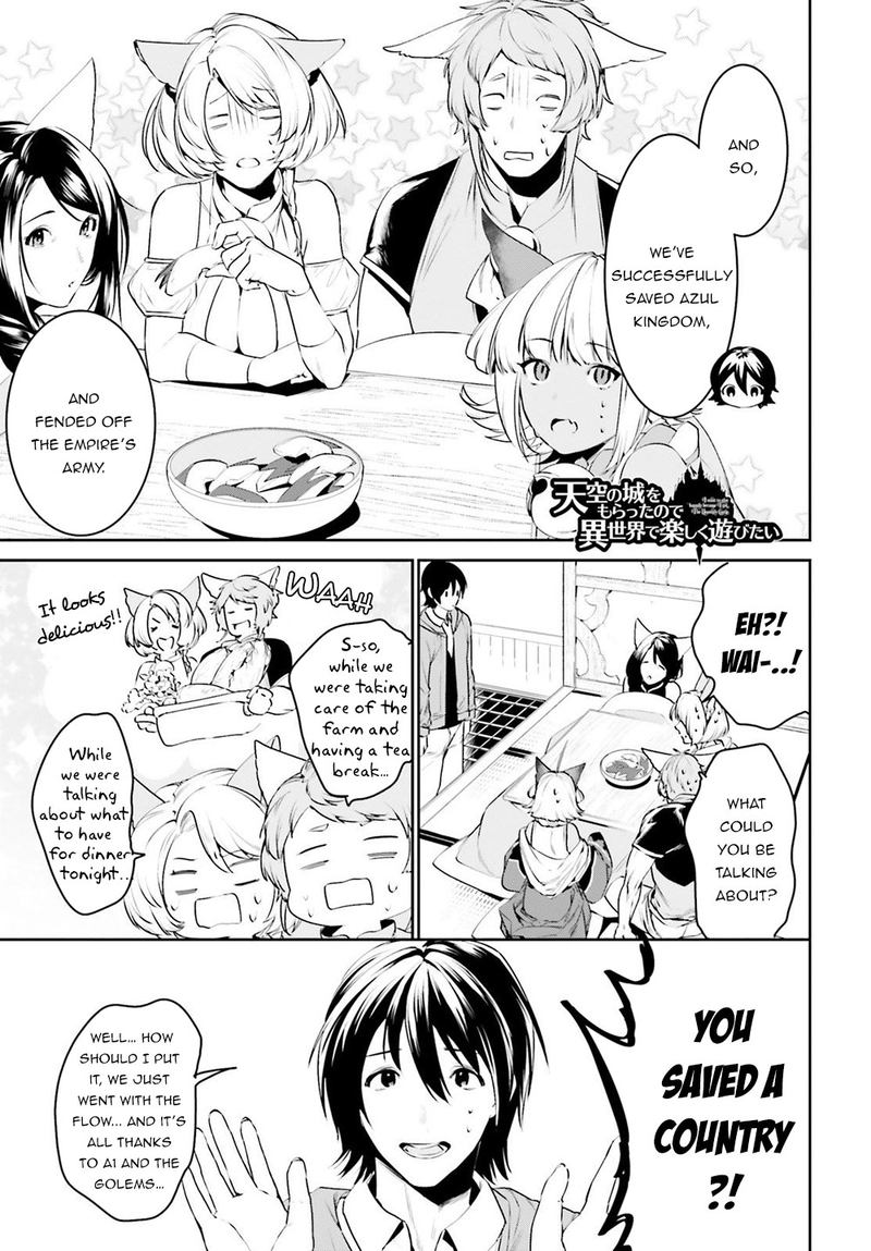 Tenkuu No Shiro O Moratta No De Isekai De Tanoshiku Asobitai 10 1