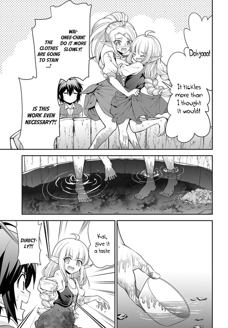 Tenohira Kaitakumura De Isekai Kenkouki Fueteku Yome Tachi To Nonbiri Mujintou Life 45 7