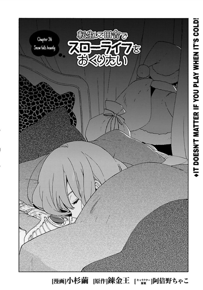 Tensei Shite Inaka De Slowlife Wo Okuritai 36 2