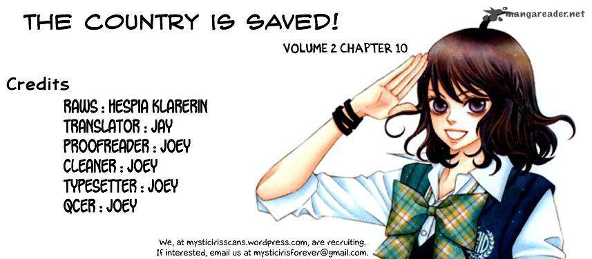 The Country Is Saved 10 33