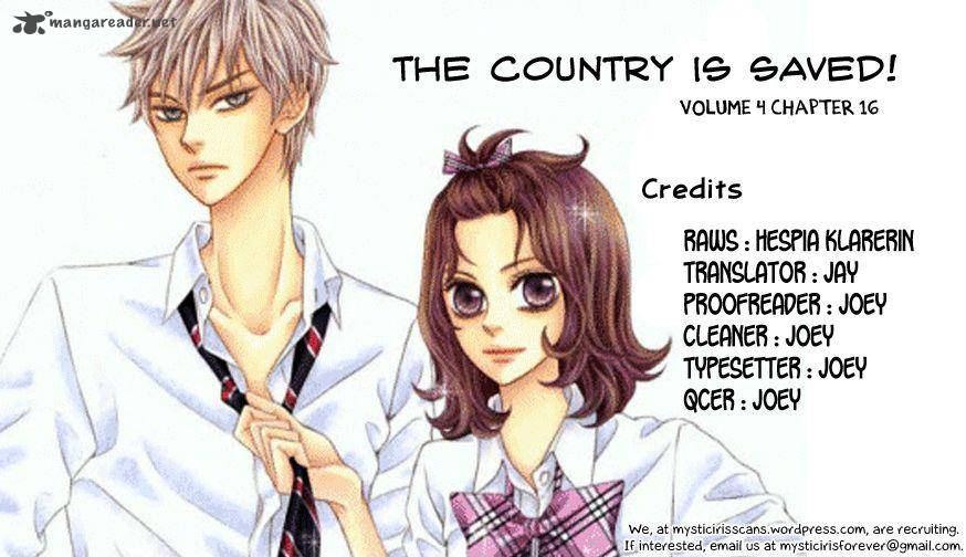The Country Is Saved 16 35
