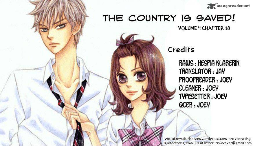 The Country Is Saved 18 34