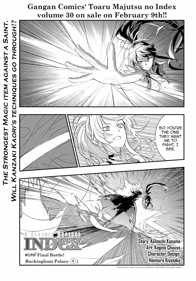 To Aru Majutsu No Index 189 1