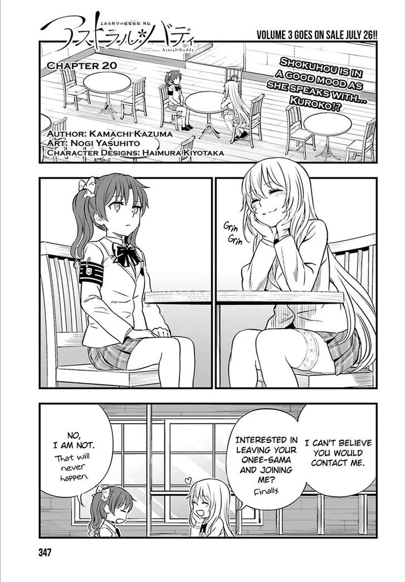 Toaru Kagaku No Railgun Gaiden Astral Body 20 1