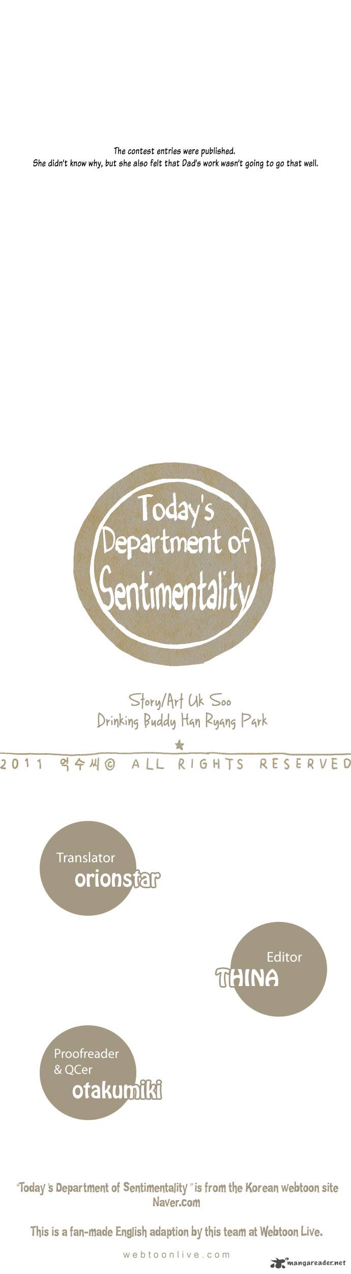 Todays Department Of Sentimentality 7 17