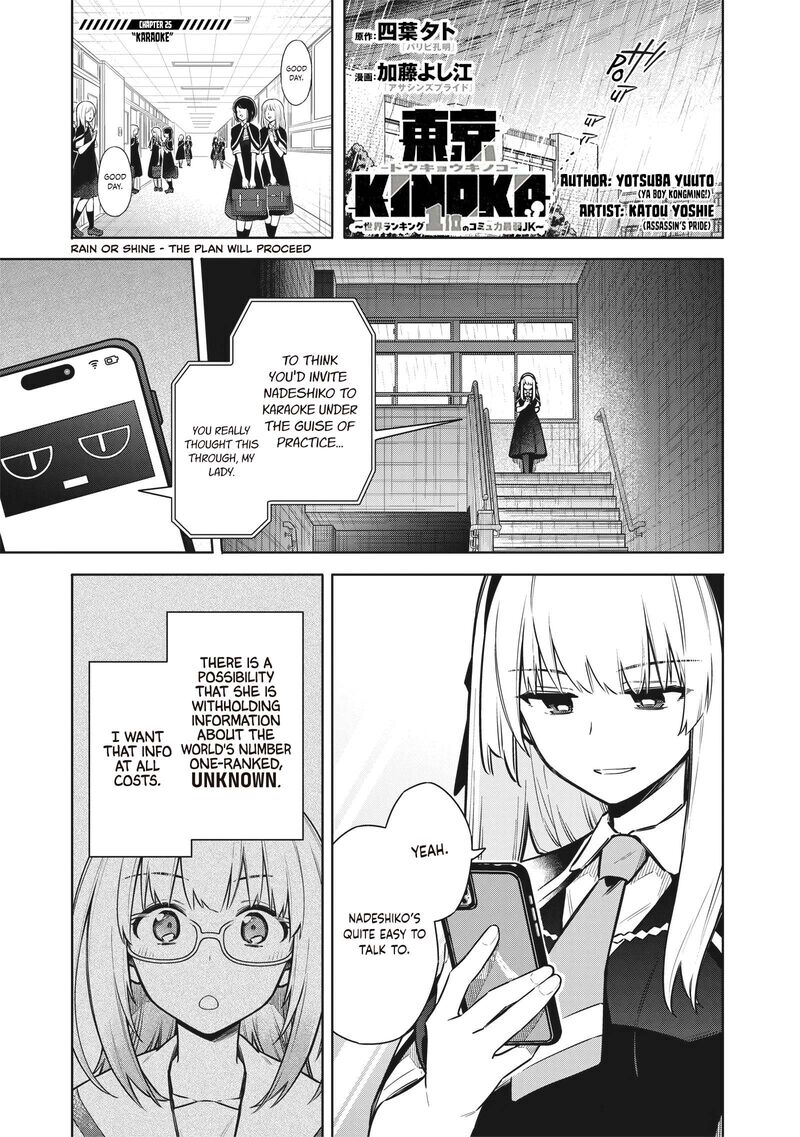 Toukyou Kinoko Sekai Ranking 1 I No Komyu Ryoku Saijaku Jk 25 1