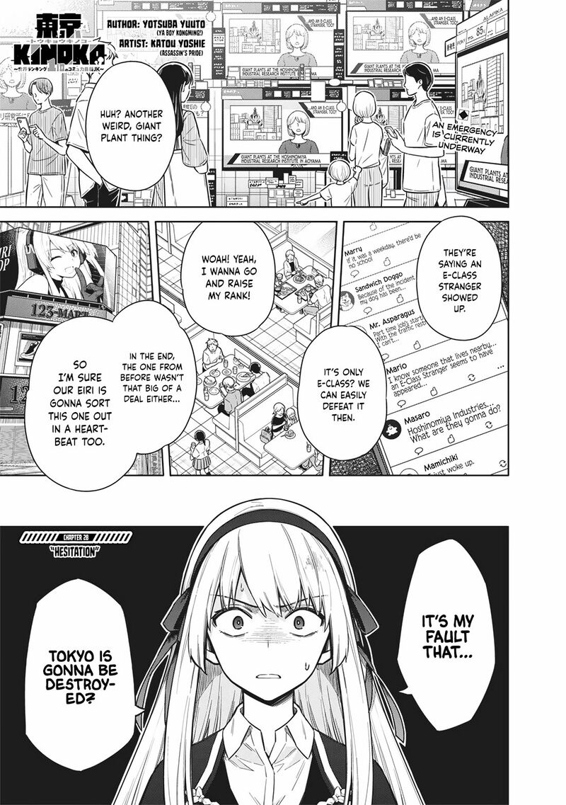 Toukyou Kinoko Sekai Ranking 1 I No Komyu Ryoku Saijaku Jk 28 1